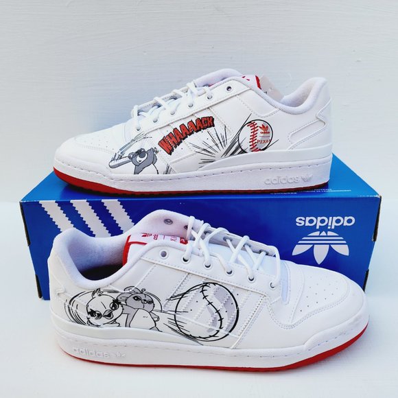 adidas | Shoes | Adidas X Disney Pixar Forum Low White Scarlet Red Mens  Size 25 Gx991 Rare New | Poshmark